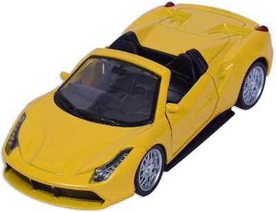 

Roadburner 1:36 Die-Cast pull back car (Yellow)(Yellow)