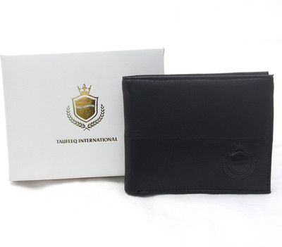 

Taufeeq international Men Black Genuine Leather Wallet(5 Card Slots)