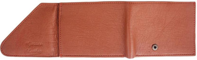 

OODI Men Tan Genuine Leather Wallet(10 Card Slots)