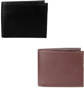 

Klaska Men Casual, Formal Black Genuine Leather Wallet(8 Card Slots)