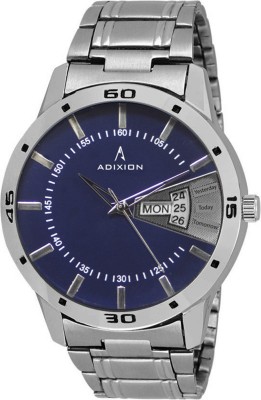 ADIXION 9519SMDD04 New Stainless Steel Day & Date Series Youth Wrist Watch Watch  - For Men   Watches  (Adixion)