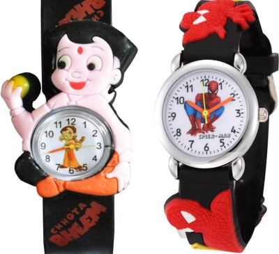 Arihant Retails CHOTA BHEEM AND SPIDERMAN (Also best for Birthday gift and return gift for kids) Watch  - For Boys & Girls   Watches  (Arihant Retails)