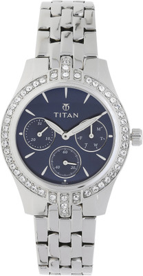 

Titan 9968SM01J Purple Hybrid Watch - For Women