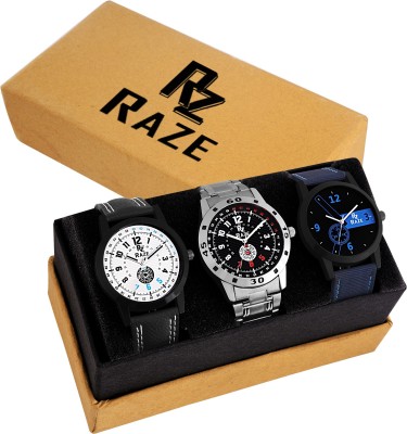 Raze RZ512~RZ519~RZ520 BIgger Triple Collection Watch  - For Men   Watches  (RAZE)