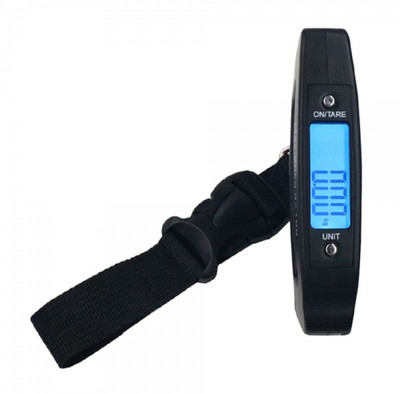 

Iktu A09 Luggage Travel Weighing Scales 50kg Portable Handheld Electronic Digital LCD, Batteries Included Weighing Scale(Black)