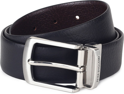 

Peter England Men Black, Brown Genuine Leather Reversible Belt