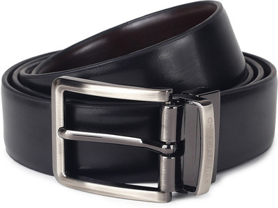 

Peter England Men Black, Brown Synthetic Reversible Belt