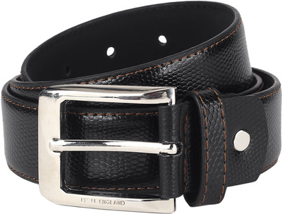 

Peter England Men Black Synthetic Belt
