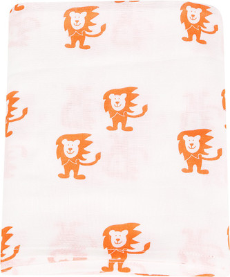 

Brother Baby Animal  Swadding Baby Blanket(Cotton, Orange