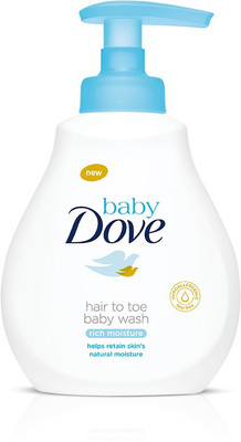 

Baby Dove Rich Moisture Hair to Toe Baby Wash(400 ml)