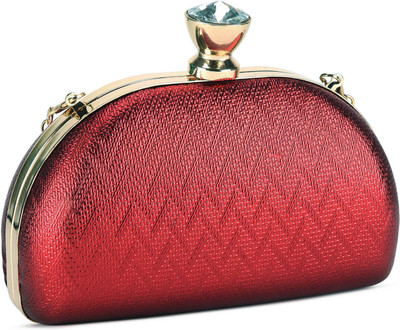 

E2O Casual Maroon Clutch