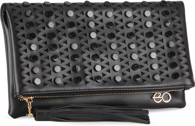 

E2O Casual Black Clutch