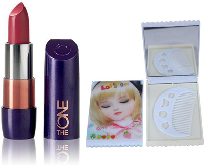 

Oriflame Sweden The ONE 5-in-1 Colour Stylist Lipstick 4g (Garnet Attraction - 30658) With Mirror Comb(Set of 3)