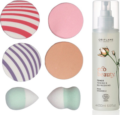 

Oriflame Sweden Ecobeauty Toner 200ml (32198) With Puff Sponge(Set of 7)