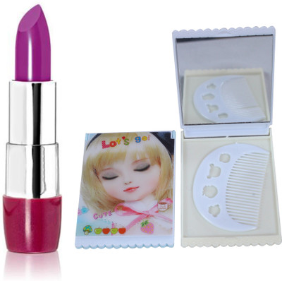 

Oriflame Sweden The ONE 5-in-1 Colour Stylist Lipstick Intense Collection (Vivid Violet - 32244) With Mirror Comb(Set of 3)