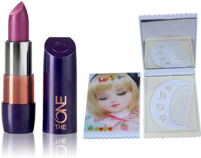 

Oriflame Sweden The ONE 5-in-1 Colour Stylist Lipstick 4g (Mysterious Pink - 30663) With Mirror Comb(Set of 3)