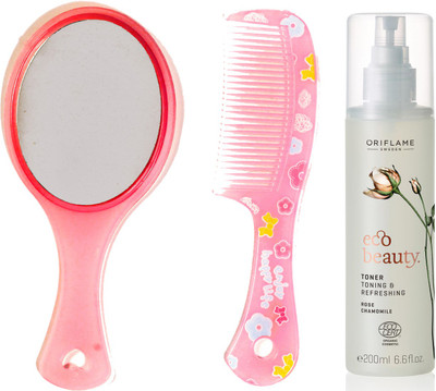 

Oriflame Sweden Ecobeauty Toner 200ml (32198) With Mirror Comb(Set of 3)