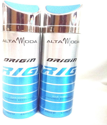 

Alta Moda Origin Deodorant Spray - For Men(400 ml, Pack of 2)