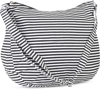 

People Sling Bag(Black, White)