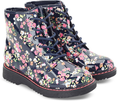 

The Children's Place Girls Lace Casual Boots(Multicolor, Navy