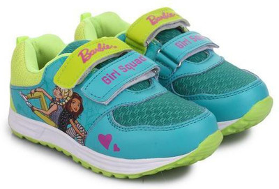 

Barbie Girls Velcro Walking Shoes(Green, Sea green