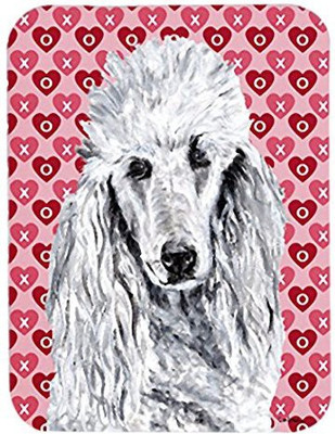 

Caroline's Treasures White Standard Poodle Hearts & Love Mouse Pad/Hot Pad/Trivet - SC9703MP Mousepad(Multicolor)