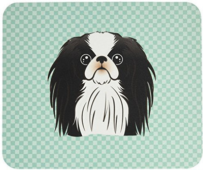 

Caroline's Treasures Checkerboard Blue Japanese Chin Mouse Pad/Hot Pad/Trivet - BB1168MP Mousepad(Multicolor)
