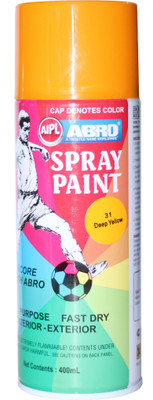 

Abro Spray Paint Bottle(Set of 1, Deep Yellow)
