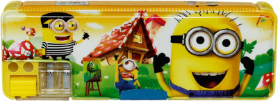 

Toys Factory Plastic Printed Art Plastic Pencil Box(Set of 1, Multicolor)