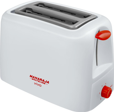 Maharaja Whiteline Viva (PT-103) 750 W Pop Up Toaster(RED/WHITE)
