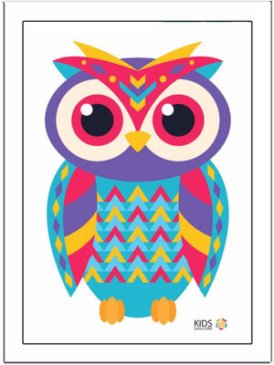 

Owl-Multi-Blue Paper Print(11.69 inch X 8.27 inch, Framed)