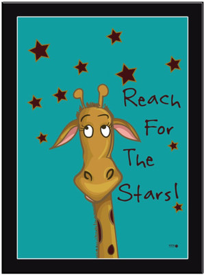 

Reach-For-The-Stars-Blue Paper Print(11.69 inch X 8.27 inch, Framed)