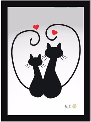 

Cats-Love Paper Print(11.69 inch X 8.27 inch, Framed)