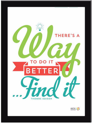 

Way-Find-It Paper Print(11.69 inch X 8.27 inch, Framed)