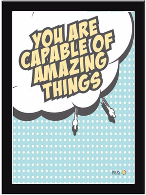 

You-Are-Capable Paper Print(11.69 inch X 8.27 inch, Framed)