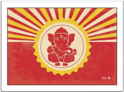 

Ganesh-ji Paper Print(11.69 inch X 8.27 inch, Framed)
