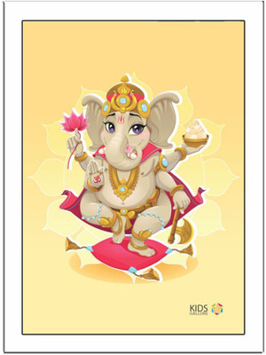 

Ganesh-Ji-Multi Paper Print(11.69 inch X 8.27 inch, Framed)