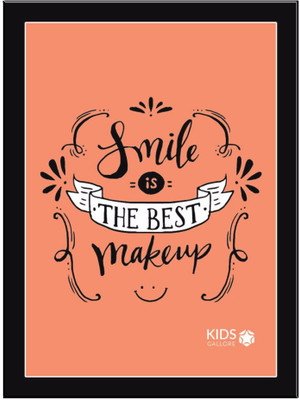 

Smile-Is-The-Best Paper Print(11.69 inch X 8.27 inch, Framed)