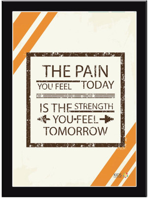 

The-Pain-Today Paper Print(11.69 inch X 8.27 inch, Framed)