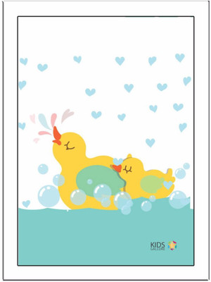 

Duck-Bubbles Paper Print(11.69 inch X 8.27 inch, Framed)