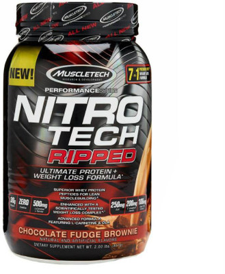 

Muscletech Performance Series Nitrotech Ripped Whey Protein(907 g, Chocolate Fudge Brownie)