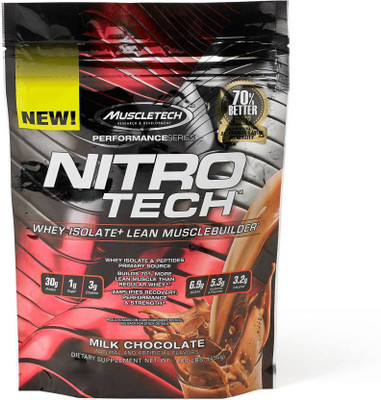 

Muscletech Performance Series Nitrotech Whey Protein(454 g, Milk Chocolate)