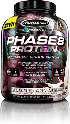 

Muscletech Performance Series Phase 8 Whey Protein(2.09 kg, Cookies & Cream)