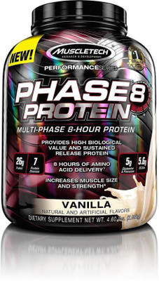 

Muscletech Phase 8 Whey Protein(2.09 kg, Vanilla)