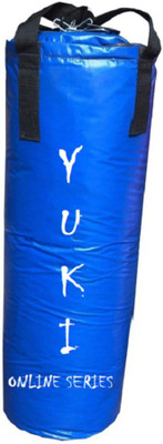 

YUKI Online Series 3.5 Feet Long, Synthetic Leather Material, Blue Color, Unfilled with Hanging Straps Hanging Bag(Heavy, 42 kg)