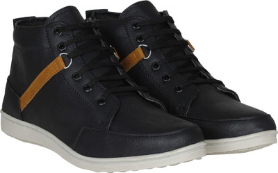 

Bachini NotOut Sneakers, Boots, Party Wear, Dancing ShoesÂ Â (Black) Sneakers For Men(Black, Tan