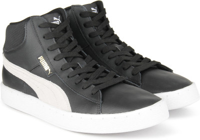 

Puma 1948 Mid L Sneakers For Men(Black, Puma black-puma white