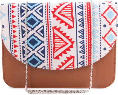 

Radhika Store Girls Evening/Party Multicolor Canvas, Leatherette Sling Bag
