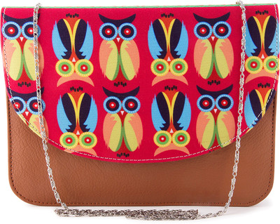 

Radhika Store Girls Evening/Party Multicolor Canvas, Leatherette Sling Bag