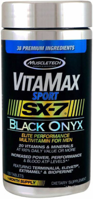 

Muscletech Vitamax Sport SX-7 Black Onyx for Men(120 No)